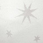 Tischdecke 130x160 cm Lurex Sterne Weihnachten Tischwäsche glänzend weihnachtlich