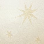 Tischdecke 160 cm rund Lurex Sterne Weihnachten Tischwäsche glänzend weihnachtlich
