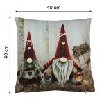 Kissenbezug 40x40 cm Weihnachten Kissen Deko Samt Weich Kissenhülle Dekokissen