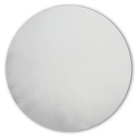 Kissenbezug rund 80 cm weiß Leinenoptik...