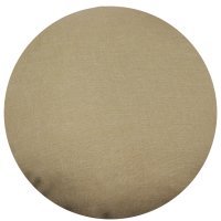 Kissenbezug rund 80 cm beige natur Leinenoptik...