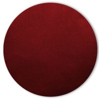 Kissenbezug rund 80 cm bordeaux Leinenoptik...