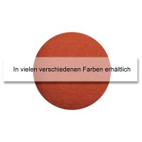 Kissenbezug rund 80 cm grün dunkel Leinenoptik Kissenhülle Struktur Deko Kissen