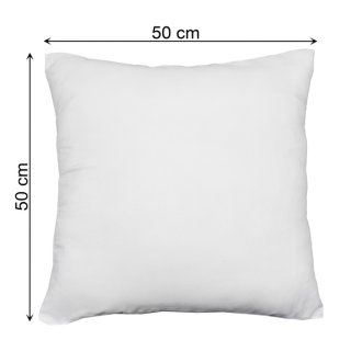 2er Set Kissen Inlett 50x50 cm ohne Füllung 100% Mikrofaser weiß Reiß, 12,95 €