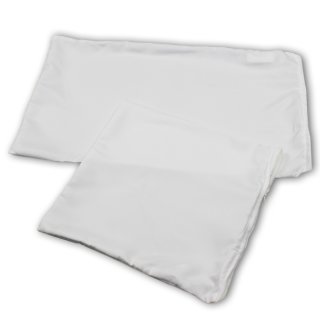 2er Set Kissen Inlett 60x60 cm ohne Füllung 100% Mikrofaser weiß Reißverschluss Kissenhülle