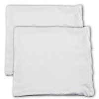 2er Set Kissen Inlett 60x60 cm ohne Füllung 100% Mikrofaser weiß Reißverschluss Kissenhülle