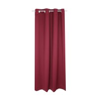 Verdunkelungsvorhang Ösen 140 x 175 cm Bordeaux...