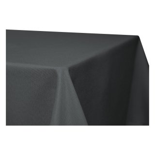Tischdecke rechteckig 110x220 cm anthrazit Leinenoptik Lotuseffekt Tischwäsche