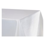Tischdecke rechteckig 135x180 cm weiss Leinenoptik Lotuseffekt Tischwäsche
