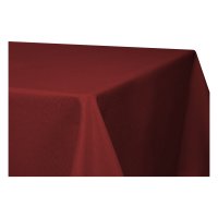 Tischdecke rechteckig 135x180 cm bordeaux Leinenoptik...