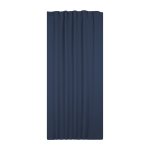 Verdunklungsgardine navy blau 135x175 Kräuselband Vorhang blickdicht Blackout Gardine