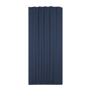 Verdunklungsvorhang navy blau 295x245 cm Kräuselband extra breit Vorhang Gardine
