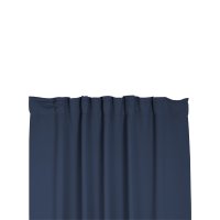 Verdunklungsvorhang navy blau 295x245 cm Kräuselband extra breit Vorhang Gardine