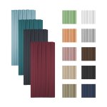 Verdunklungsvorhang navy blau 295x245 cm Kräuselband extra breit Vorhang Gardine