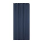 Verdunkelungsvorhang Kräuselband 140 x 175 cm Navy Blau Vorhang blickdicht abdunkelnd Gardine wärmeisolierend