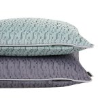 Kissenbezug Outdoor 40x40 cm Jacquard meliert wetterfest Kissenhülle witterungsbeständig Garten