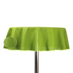Gartentischdecke 160 cm rund grün outdoor wasserfest Garten Tischdecke abwischbar PVC