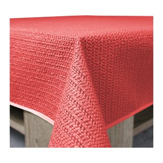 FUN LAVIE PVC-Tischdecke Wasserdicht – 150x89 Cm, Grau-Rot, Für Picknick & Party