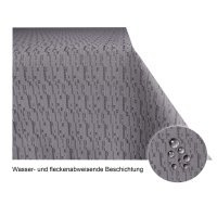 Tischdecke Outdoor 130x160 cm Jacquard wasserabweisend Garten Terrasse Balkon