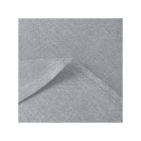 Tischdecke oval silber 160x220 cm Leinenoptik Lotuseffekt Tischwäsche Wasserabweisend Tischtuch