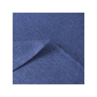 Tischdecke oval blau 160x260 cm Leinenoptik Lotuseffekt Tischwäsche Wasserabweisend Tischtuch