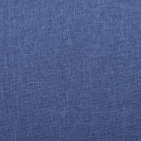 Tischdecke oval blau 160x260 cm Leinenoptik Lotuseffekt Tischwäsche Wasserabweisend Tischtuch