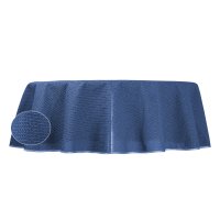 Gartentischdecke 140 cm rund Blau outdoor wasserfest...