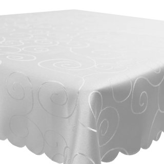 Tischdecke Damast Ornamente eckig Circle Struktur bügelfrei pflegelei, 7,95 €