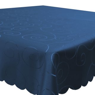 Tischdecke Mitteldecke Eckig 110x110 Cm | Struktur-Damast Bügelfrei & Fleckenabweisend | Orange (#1238)