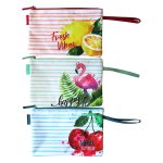 Bikini Wetbag Fresh Vibes Lachs wasserdichte Bikini Bag Badetasche Nasstasche für Urlaub Strand Schwimmbad