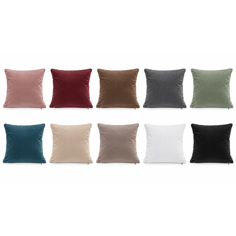 Kissenhülle 40x40 50x50 Samt weich Kissenbezug Sofakissen Dekokissen , 6,95 €