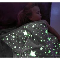 Kinder-Bettdecke Die Im Dunkeln Leuchtet – Mit Sternen & Mond Für Magische Nächte