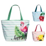 Strandtasche Mint Badetasche Shopper Schultertasche Reißverschluss Beach Bag