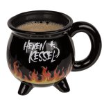 Tasse Becher Zauber Effekt Keramik Kaffeebecher Teetasse 400 ml Hexenkessel