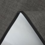 Wachstuch Tischdecke 130x260 cm Grau Leinenoptik grob Struktur rechteckig abwaschbar Gartentischdecke fleckenabweisend