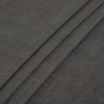 Wachstuch Tischdecke 160 cm rund Dunkelgrau abwaschbar Leinenoptik grob Struktur Gartentischdecke fleckenabweisend