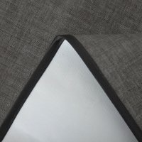 Wachstuch Tischdecke oval abwaschbar Leinenoptik grob Struktur Gartentischdecke fleckenabweisend