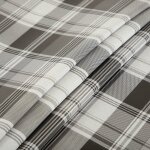 Wachstuch Tischdecke 130x260 cm schwarz weiß kariert rechteckig abwaschbar Gartentischdecke fleckenabweisend