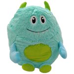 Monster Kuschelkissen 35 x 40 cm Mint Kinder Dekokissen Zierkissen Autokissen