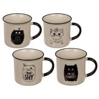 Tasse Becher Funny Kitten Kaffetasse Geschenk 250 ml Katze Teetasse -, 7,99 €