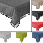 Tischdecke 160 cm rund Rot Gartentischdecke Weichschaum Outdoor PVC Terrasse Balkon rutschfest wetterfest