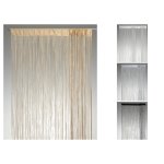 Fadenvorhang Lurex Stangendurchzug 300x250 cm Metallic-Effekt Vorhang Fadengardine