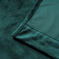 Vorhang 2er Set Kräuselband Verdunkelung 300x245 cm Samt weich blickdicht Gardine