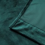 Vorhang 2er Set Kräuselband Verdunkelung 300x245 cm Samt weich blickdicht Gardine