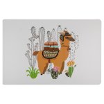 Tischset Platzset Lama Platzdeckchen Malunterlage Platzmatte 3 Motive Eßunterlage