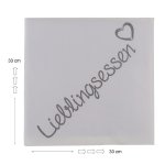 Servietten Lieblingsessen Papierservietten 20 Stück Party Geschenk 3-lagig
