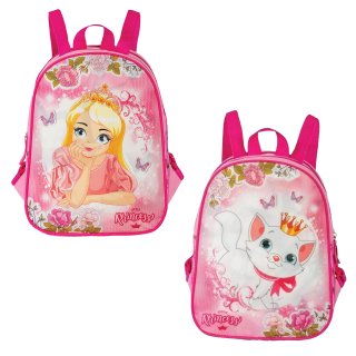 Rucksack little Prinzess Rosa Wenderucksack Kätzchen Prinzessin Kindergartentasche