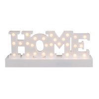 LED Schrift Home Beleuchtung wei&szlig; Dekoration...