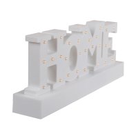 LED Schrift Home Beleuchtung weiß Dekoration Wohnaccessoires Dekorationslicht