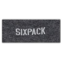 Flaschentasche Filztasche 6 Flaschen Flaschenhalter Bierträger Sixpack Männertasche